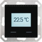 ELSNER - KNX Raumtemperaturregler T-UP gl Touch tiefschwarz Up