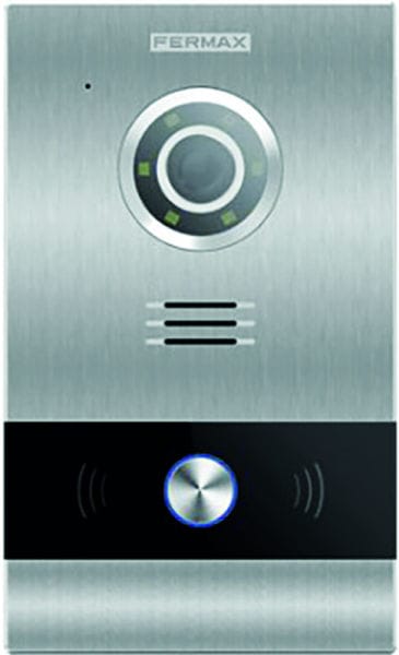 FERMAX - MEET IP Türstation 1 Ruftaste, Kartenleser, Aluminium, UP, Gr. S