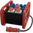 MENNEKES - EverBOX GRIP, Griffe rot 8xSSTD, 2x16/5, 1x32/5 IP44 + Abs.