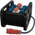 MENNEKES - EverBOX GRIP, Griffe schwarz 6xSSTD, 1x16/5, 1x32/5 IP44 + Abs.