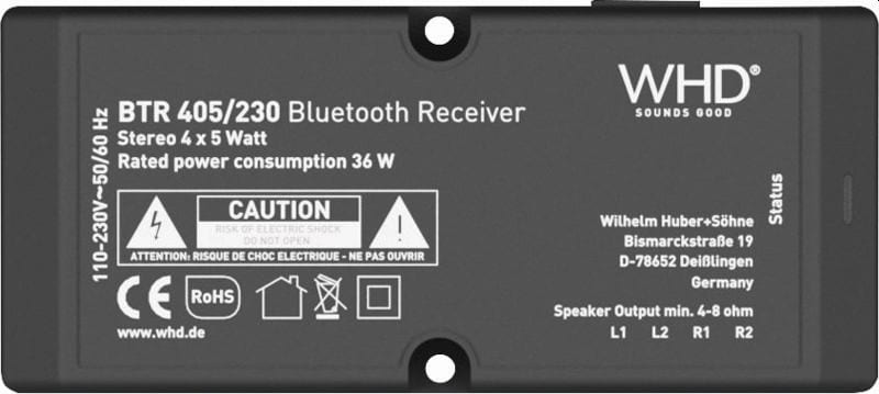 WHD - Bluetoothreceiver BTR 405 schwarz