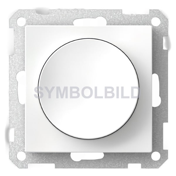 BERKER - Serie 1930 Universal-Drehdimmer Nebenstelle softtouch schwarz