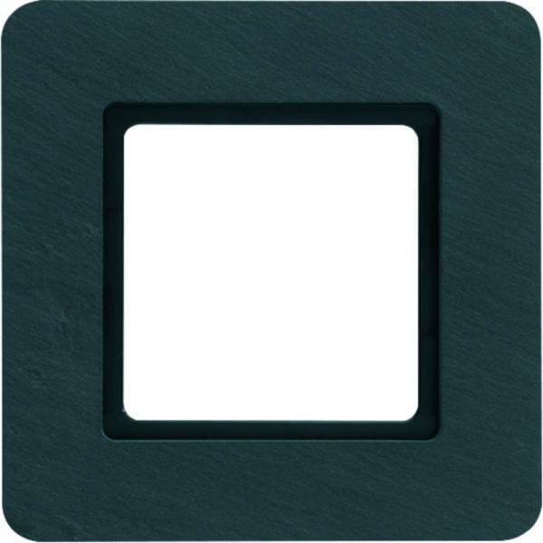 BERKER - Q.7 Rahmen 1fach beleuchtbar Schiefer anthrazit