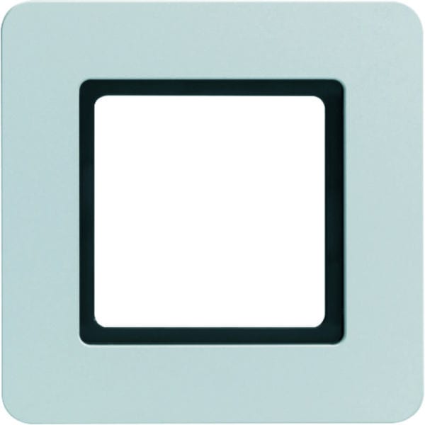 BERKER - Q.7 Rahmen 1fach beleuchtbar Aluminium