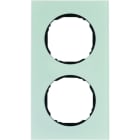 BERKER - R.8 Rahmen 2fach Glas polarweiß