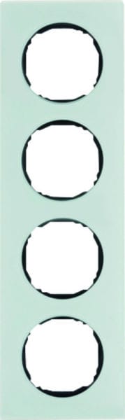 BERKER - R.8 Rahmen 4fach Glas polarweiß