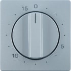 BERKER - Q.x Zentralstück für 15 Min. Zeitschaltuhr alu samt