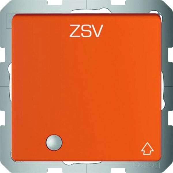BERKER - Q.x SSD mit Klappdeckel und LED orange samt