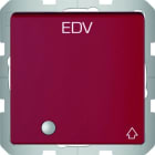 BERKER - Q.x SSD mit Klappdeckel und LED rot samt