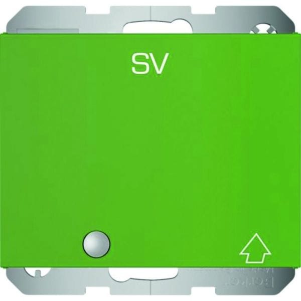 BERKER - K.x SSD mit Klappdeckel und LED grün