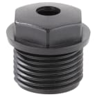 SPELSBERG - Würgenippel, tiefschwarz, IP54, halogenfrei, WNI M16/sw