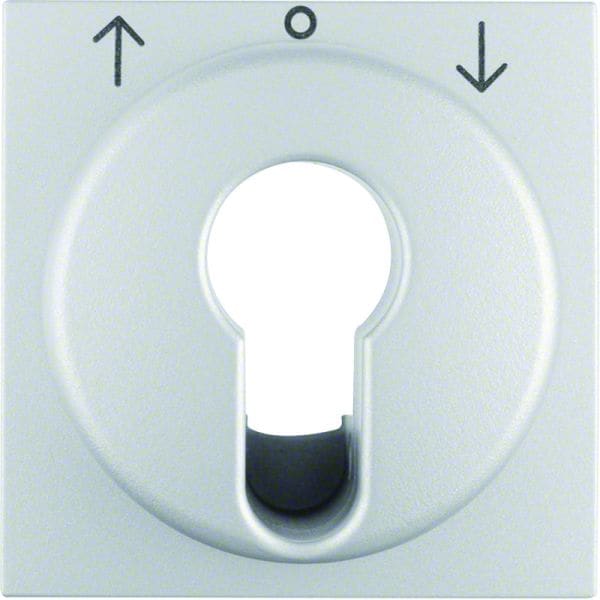 BERKER - S.1 IP44 Zentralstück für Jal.-Schlüsseleinsatz alu matt