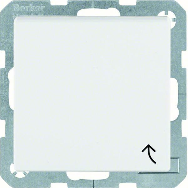 BERKER - S.1 IP44 SSD mit Klappdeckel und Schraubklemmen polarweiß matt