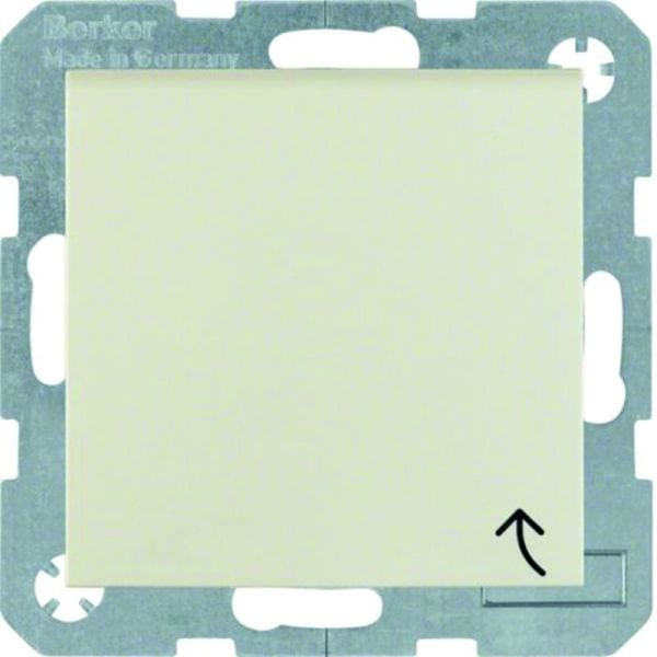 BERKER - S.1 IP44 SSD mit Klappdeckel und Schraubklemmen weiß glänzend