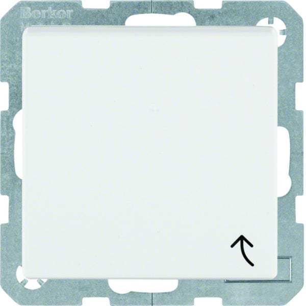 BERKER - S.1 SSD mit erh. Berührungssch., Klappdeckel IP44, polarweiß matt