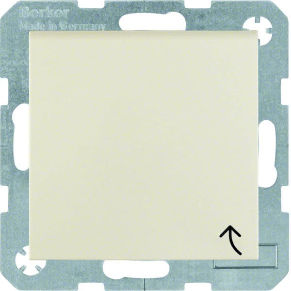BERKER - S.1 SSD mit erh. Berührungssch., Klappdeckel IP44, weiß glänzend