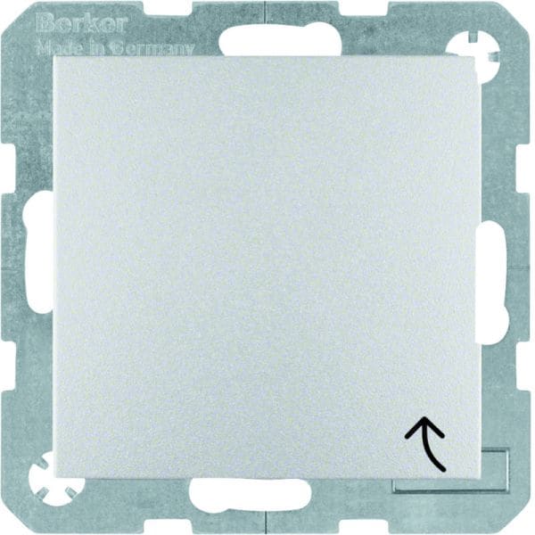 BERKER - S.1/B.x SSD mit Klappdeckel IP44, alu matt