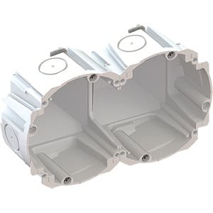 KAISER - Hohlwand-Schalterdose für Schweiz Quickbox H1 Kombination 2x1