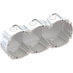 KAISER - Hohlwand-Schalterdose für Schweiz Quickbox H1 Kombination 3x1