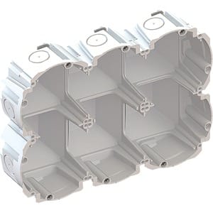 KAISER - Hohlwand-Schalterdose für Schweiz Quickbox H1 Kombination 3x2