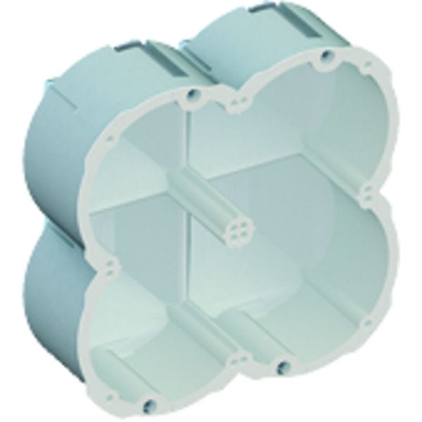 KAISER - Quickbox M. Schallschutzdose 2x2 Ø83mm,f.Schallschutzwände der Klasse A*