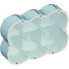 KAISER - Quickbox M. Schallschutzdose 3x2 Ø83mm,f.Schallschutzwände der Klasse A*