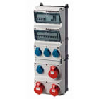 MENNEKES - Steckdosen-Kombi AMAXX 5 4xSSTD,3x16/5,IP44,+ Abs