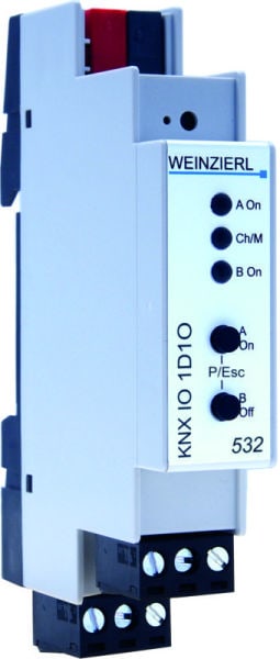 WEINZIERL - KNX LED Controller 1fach mit Schaltaktor 1fach REG