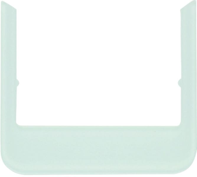 BERKER - R.1 Designrahmen für Elcom Audio und Touch Control Glas polarweiß
