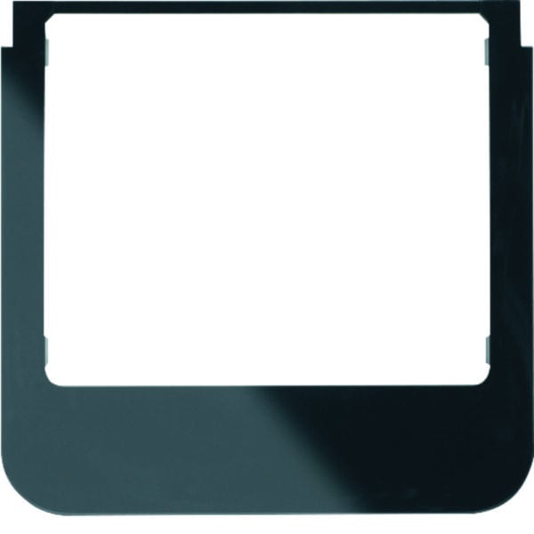 BERKER - R.1 Designrahmen für Elcom Audio und Touch Control schwarz glänzend