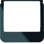 BERKER - R.1 Designrahmen für Elcom Audio und Touch Control schwarz glänzend
