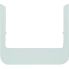 BERKER - R.1 Designrahmen für Elcom Audio und Touch Control Aluminium