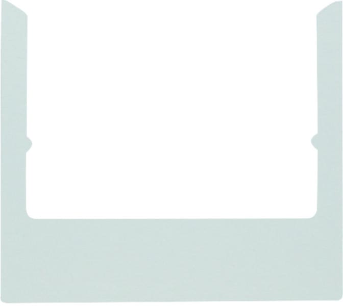 BERKER - R.3 Designrahmen für Elcom Audio und Touch Control Aluminium