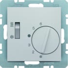 BERKER - S.1/B.x Raumtemperaturregler für Heizen/Kühlen alu matt