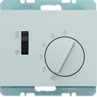 BERKER - K.5 Raumtemperaturregler für Heizen/Kühlen Aluminium
