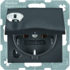 BERKER - S.1/B.x SSD mit Klappdeckel und Schloß anthrazit matt