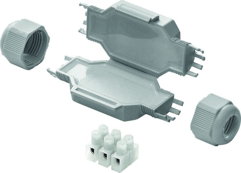 GROTHE - FRED/4 Mikroverbindungsmuffe, IP68, für Kabel bis 3 x 4 mm²,inkl. Schraubkl.