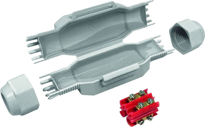 GROTHE - DINO Mikroverbindungsmuffe, IP68, für Kabel bis 4 x 4 mm²,inkl. Schraubkl.