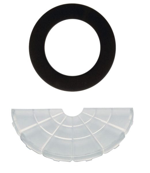 BEG - Abdeckring PD11 mit Abdecklamellen schwarz