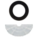 BEG - Abdeckring PD11 mit Abdecklamellen schwarz