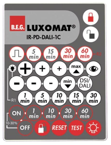 BEG - Optionale Infrarot-Fernbedienung IR-PD-DALI-1C