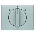 BERKER - K.5 Zentralstück für 3-Stufenschalter Aluminium
