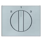 BERKER - K.5 Zentralstück für 3-Stufenschalter Edelstahl