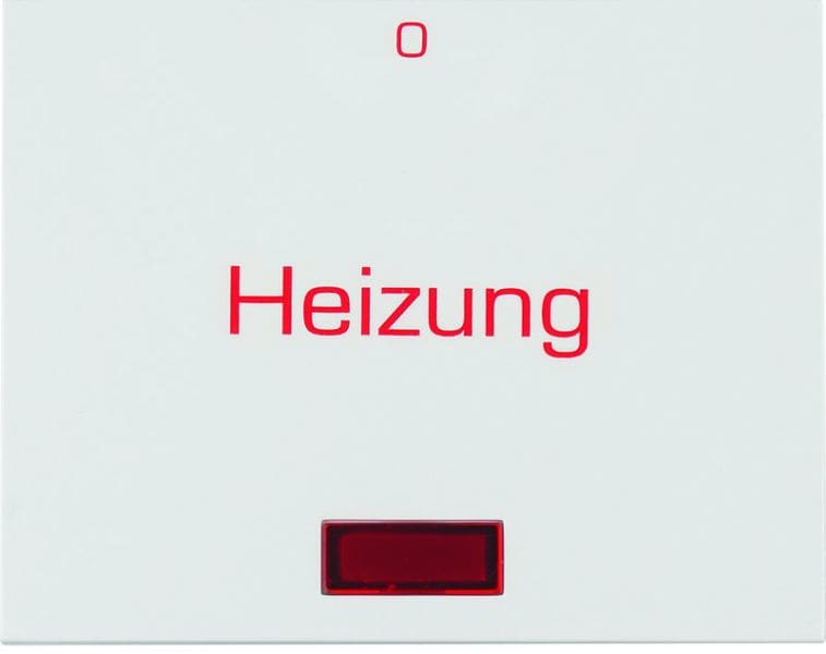 BERKER - K.1 Wippe für Heizungs- notschalter polarweiß glänzend