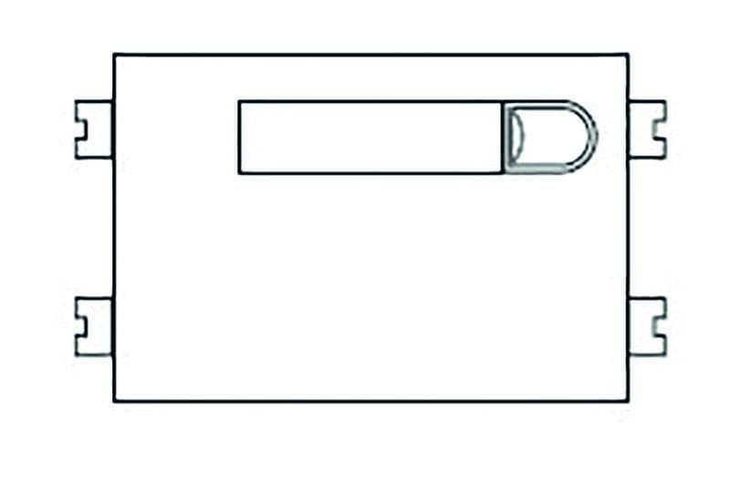 FERMAX - Classic VDS Tastenmodul 1 Einfachtaste
