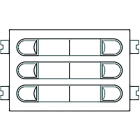 FERMAX - Classic VDS Tastenmodul 3 Doppeltasten