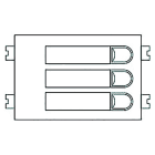 FERMAX - Classic VDS Tastenmodul 3 Einfachtasten