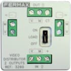 FERMAX - VDS Video-Verteiler UP / MINI, 2 Ausgänge für 2 Monitore