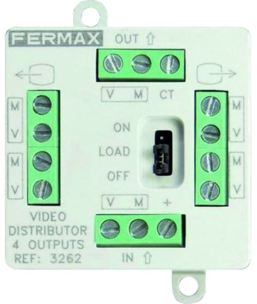FERMAX - VDS Video-Verteiler UP / MINI, 4 Ausgänge für 4 Monitore