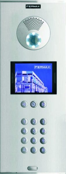 FERMAX - DUOX plus CITYLINE Türstation Video Digital & LCD Display, Größe 7